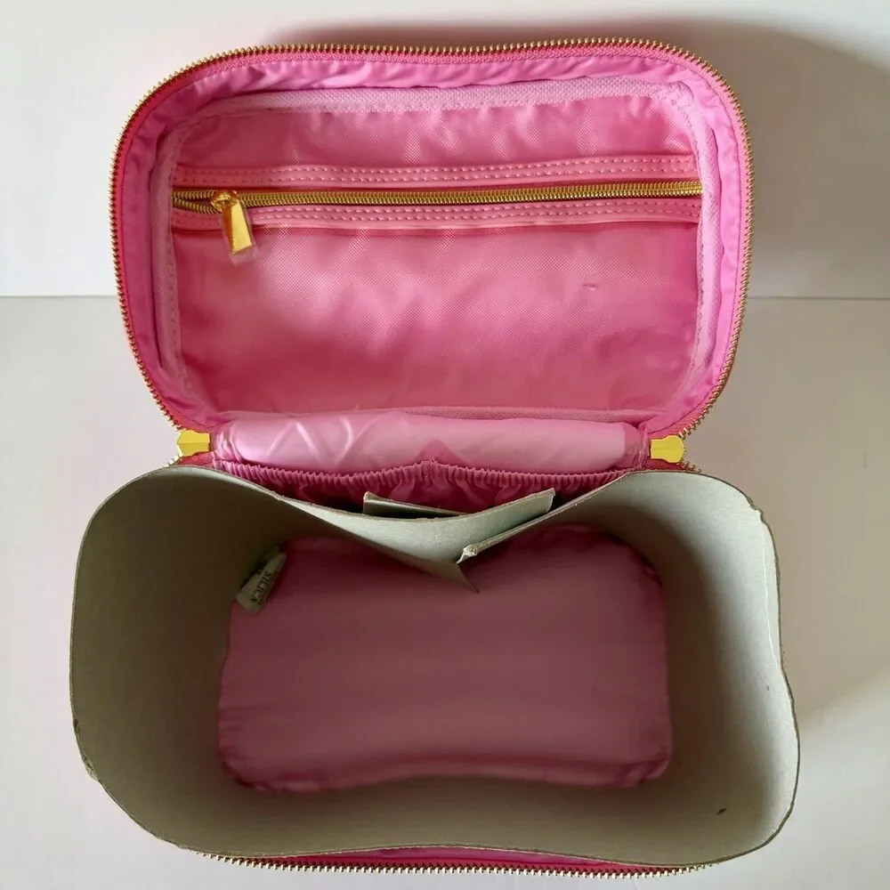 Jeffree Star Cosmetics Pink Travel Skincare Makeup Bag Case Discontinued NWT